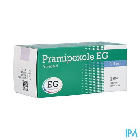 Pramipexole EG 0,18Mg Comp 100X0,18Mg