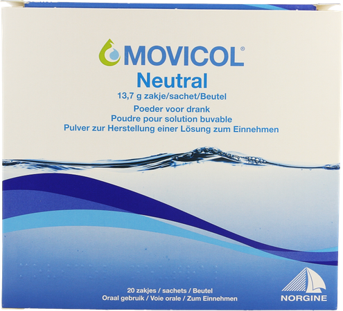 Movicol Neutral Zakjes 20 X 13,7g 2