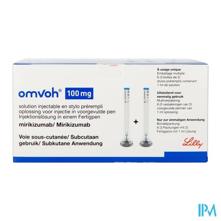 Omvoh 100mg Opl Inj Voorgevulde Pen 6 3