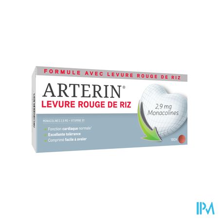 Arterin Levure Rouge Riz Comp 180