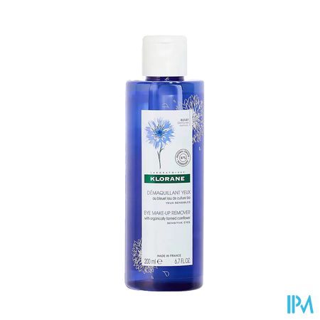 Klorane Visage Bleuet Demaquillant Yeux 200ml