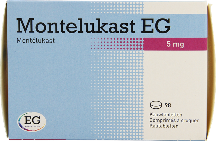 Montelukast EG Kauwtabletten 98 X 5 Mg 1