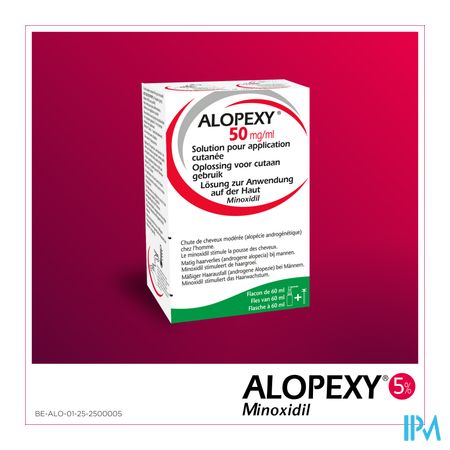 Alopexy 50mg/ml Sol Appl Cut.fl Pipette/spray 60ml 4