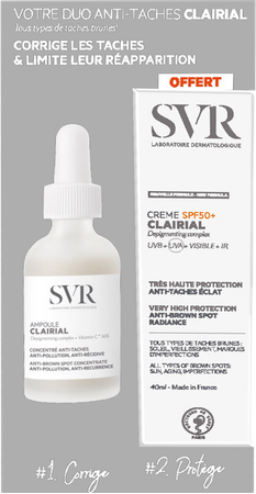 Svr Clairial Box Ampoule 30ml+cr Spf50+ 40ml 3