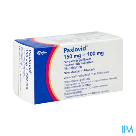 Paxlovid 150mg+100mg Filmomh Tabl 30 Opa/alu/pvc