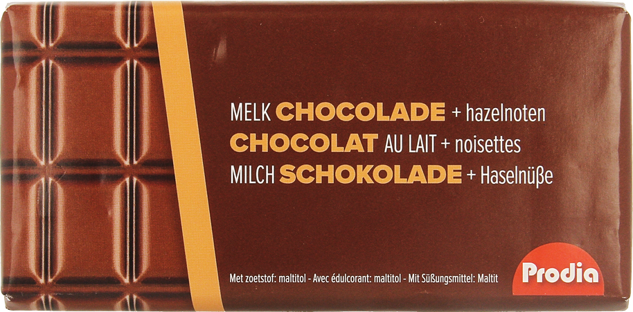 Prodia Chocolade Melk Noten 85g Revogan 1