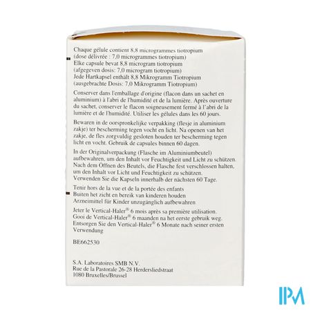 Tiotraxa 7mcg/dosis Pdr Inhalatie Caps 30 3