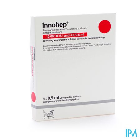 Innohep Ser Sc 10 X 10000 Iu 0,50ml