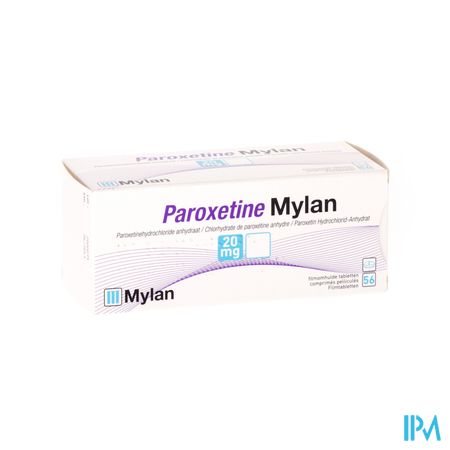 Paroxetine Viatris 20mg Tabl 56 Blister