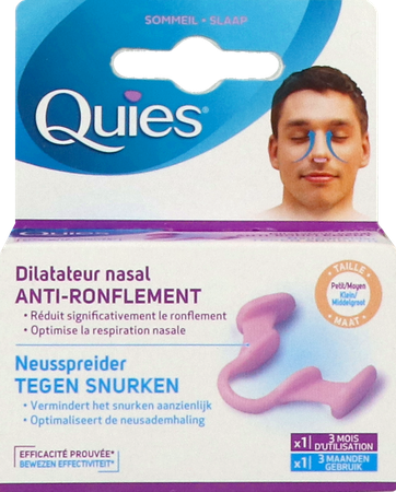 Quies A/snurk Neusspreider Small/medium 1 2