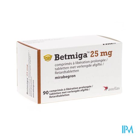 Betmiga Tabl 90 X 25mg