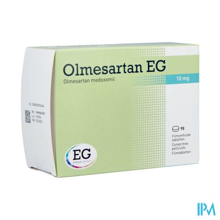 Olmesartan EG 10Mg Comp Pell  98 X 10Mg