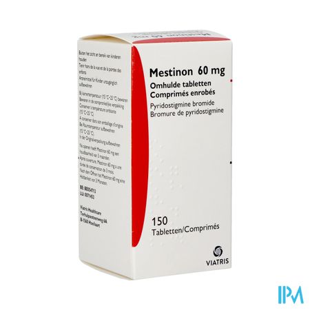 Mestinon Drag 150 X 60mg