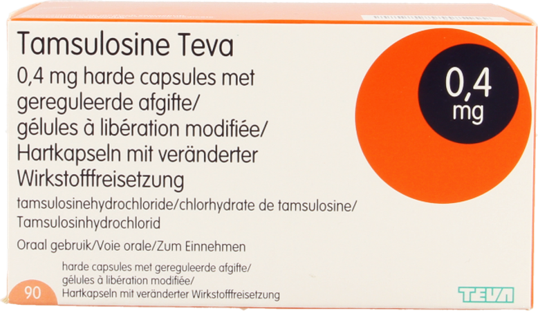 Tamsulosine Teva Caps 90 X 0,4mg 1