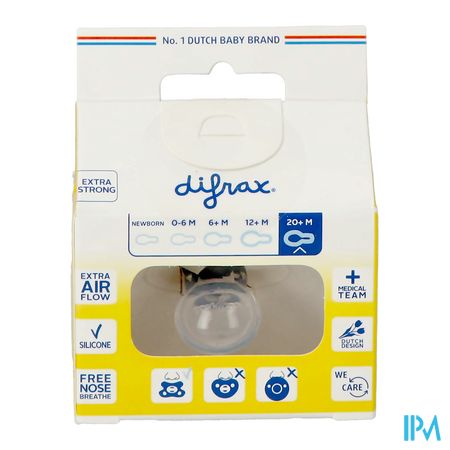 Difrax Sucette Natural 20m+ Chocolate Lines 3