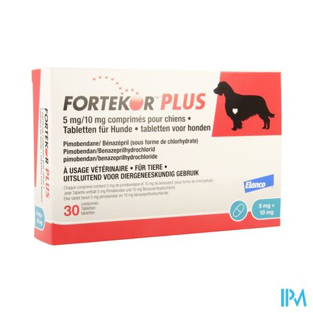 Fortekor Plus 5mg/10mg Hond Comp 30