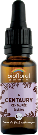 Biofloral Fleurs De Bach 04 Centauree Bio 20ml 1