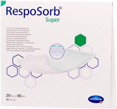 Resposorb Super 20x40cm 10 P/s 1