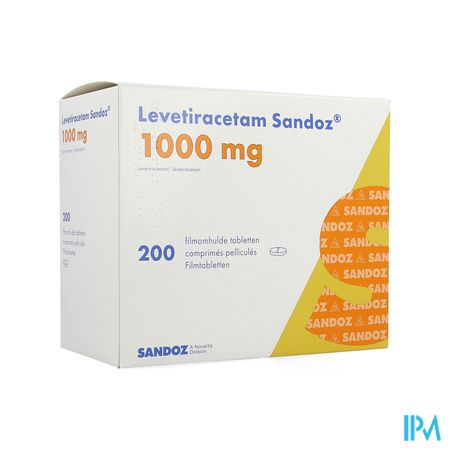 Levetiracetam Sandoz Comp Pell 200 X1000 mg