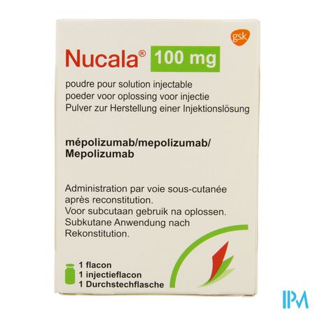 Nucala Pdr Voor Opl Voor Opl Inj Fl 1 X 100mg 1