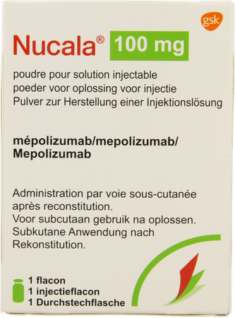 Nucala Pdr Pour Sol Pour Sol Inj Fl 1 X 100mg 1
