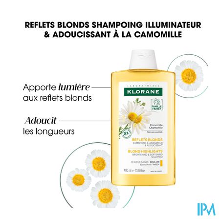 Klorane Capil. Sh Kamille 400ml 20
