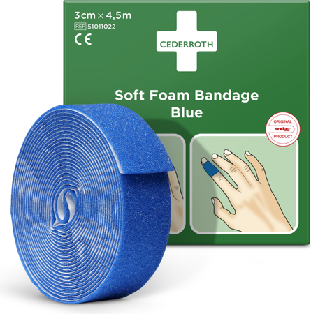Cederroth Autoadhesive Bleu 3cmx4,5m 51011022 2