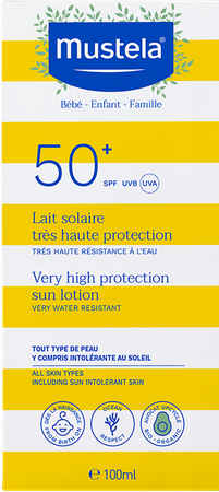 Mustela Sol Lait Tres Haute Protect. Ip50+ 100ml