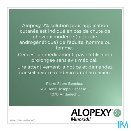 Alopexy 2 % Liquid Fl Pipet/spray 3x60ml 9