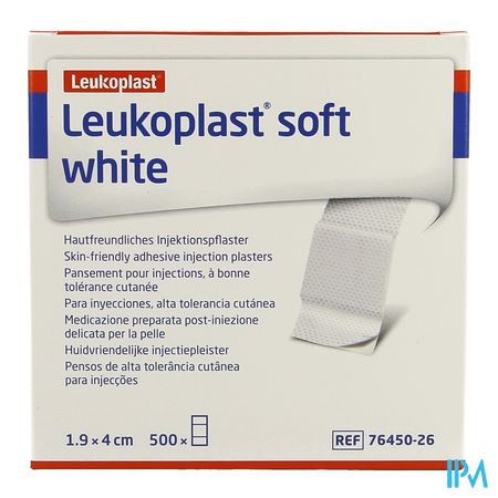 Leukoplast Soft White Inj. 19x40mm 500 1
