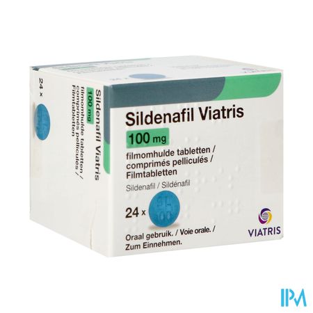 Sildenafil Viatris 100mg Comp Pell 24