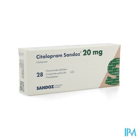 Citalopram Sandoz 20mg Tabl 28 X 20mg New Sandoz