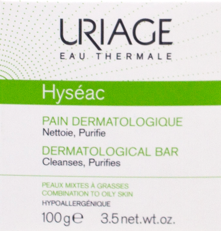 Uriage Hyseac Wasstuk Dermatolog. Zeep 100g 5