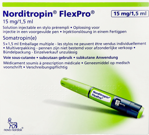 Norditropin Flexpro 15mg/1,5ml Opl Inj Voorg.pen 5 2