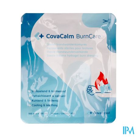 Burncare Covacalm Compress.st.brulures 10cmx10cm 1