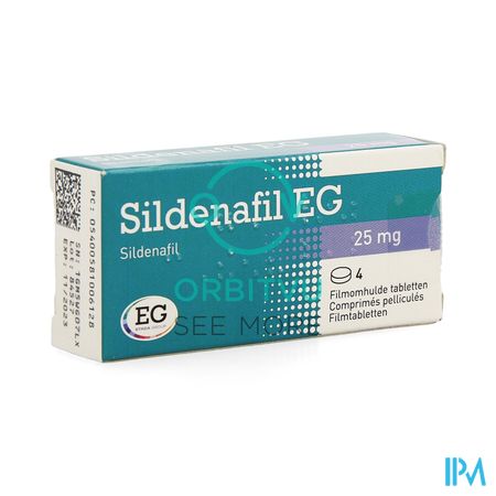 Sildenafil EG  25 Mg Filmomh Tabl  4 X  25 Mg