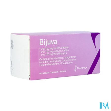 Bijuva 1mg/100mg Caps Molles 3x28