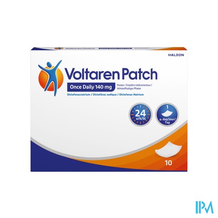 Voltaren Patch 140mg Once Daily Pleister 10