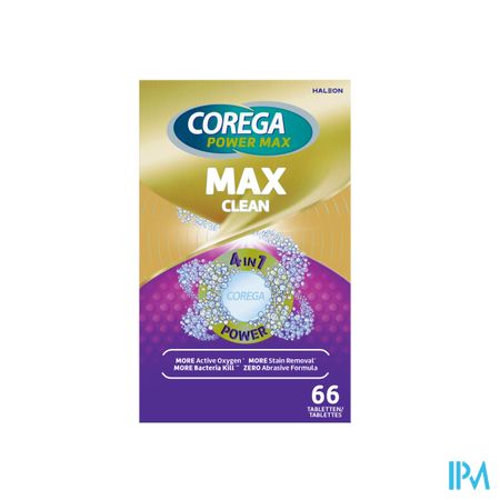 Corega Max Clean Tabl 66