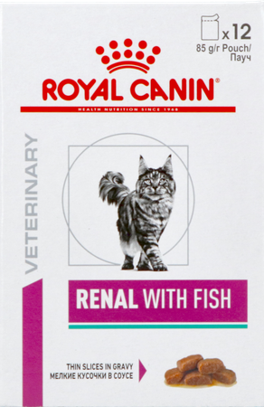 Royal Canin Cat Renal Fish Pouch Wet 12x85g 1