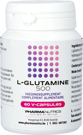 l Glutamine 500 V-caps 60 Pharmanutrics 3