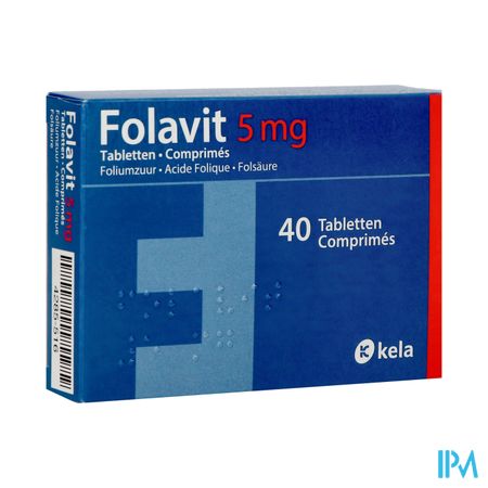 Folavit 5mg Comp 40 X 5mg