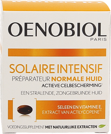 OENOBIOL SOLAIRE INTENSIF NORMALE HUID 30 CAPS 5