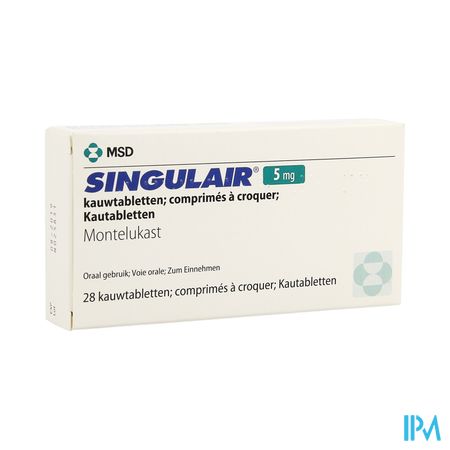 Singulair 5mg Kauwtabletten 28