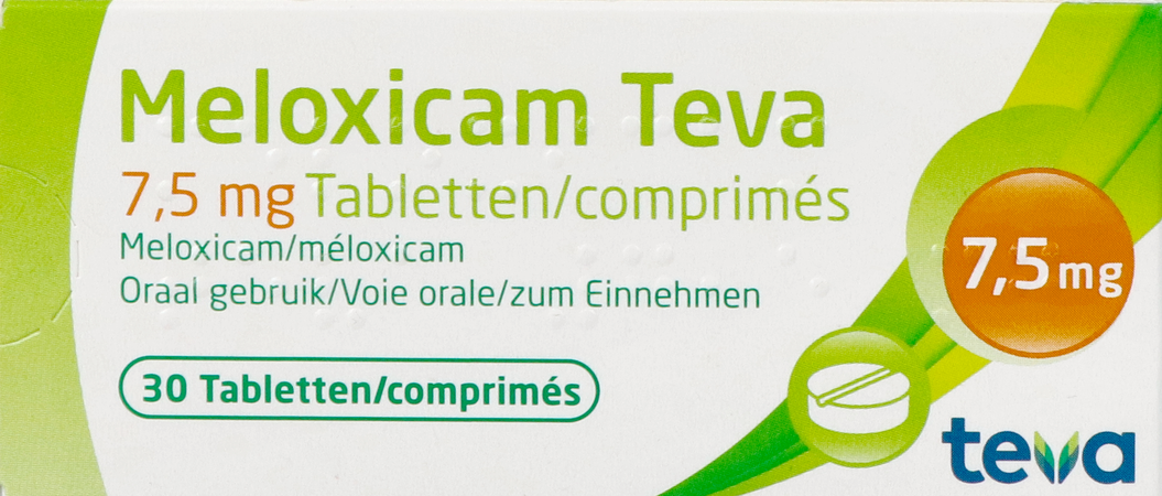 Meloxicam Teva 7,5mg Tabl 30 X 7,5mg 2
