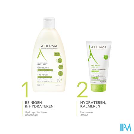 Aderma Indisp.douchegel Hydra Protect 500ml 9
