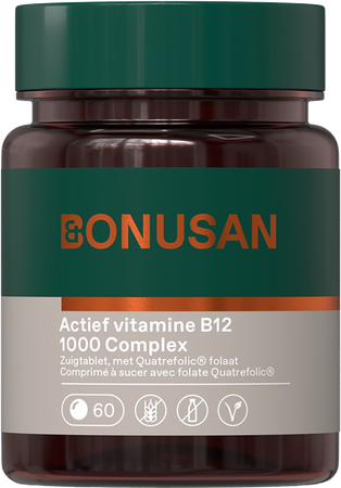 Vitamine B12 Actief 1000mcg Zuigtabl 60 Bonusan 2