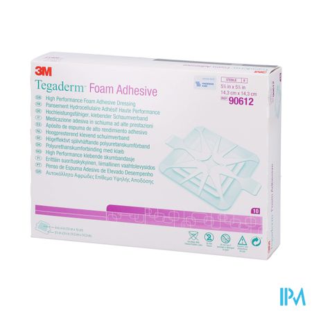 Tegaderm Foam Dressing Adh 14,30x14,30cm 10 90612 1