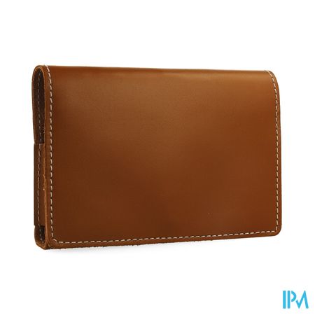 Medidose Pilulier Poche 1 Week Leather Cognac