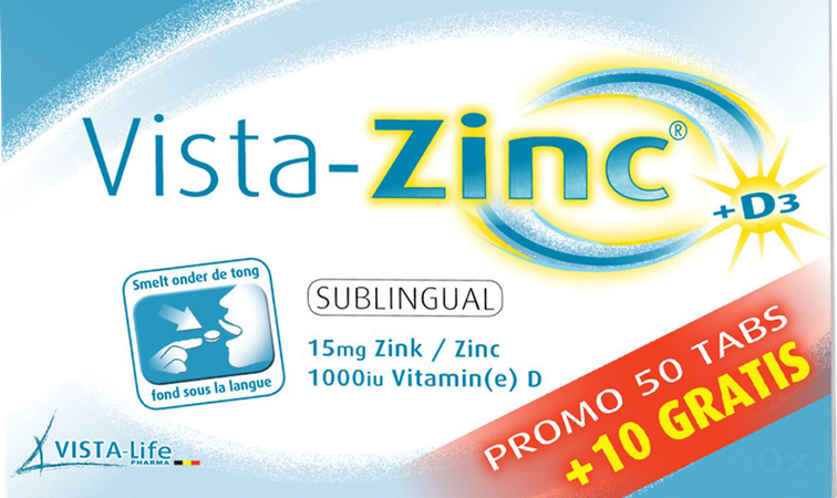 Vista Zinc Smelttabl 50 + 10 Gratis 1